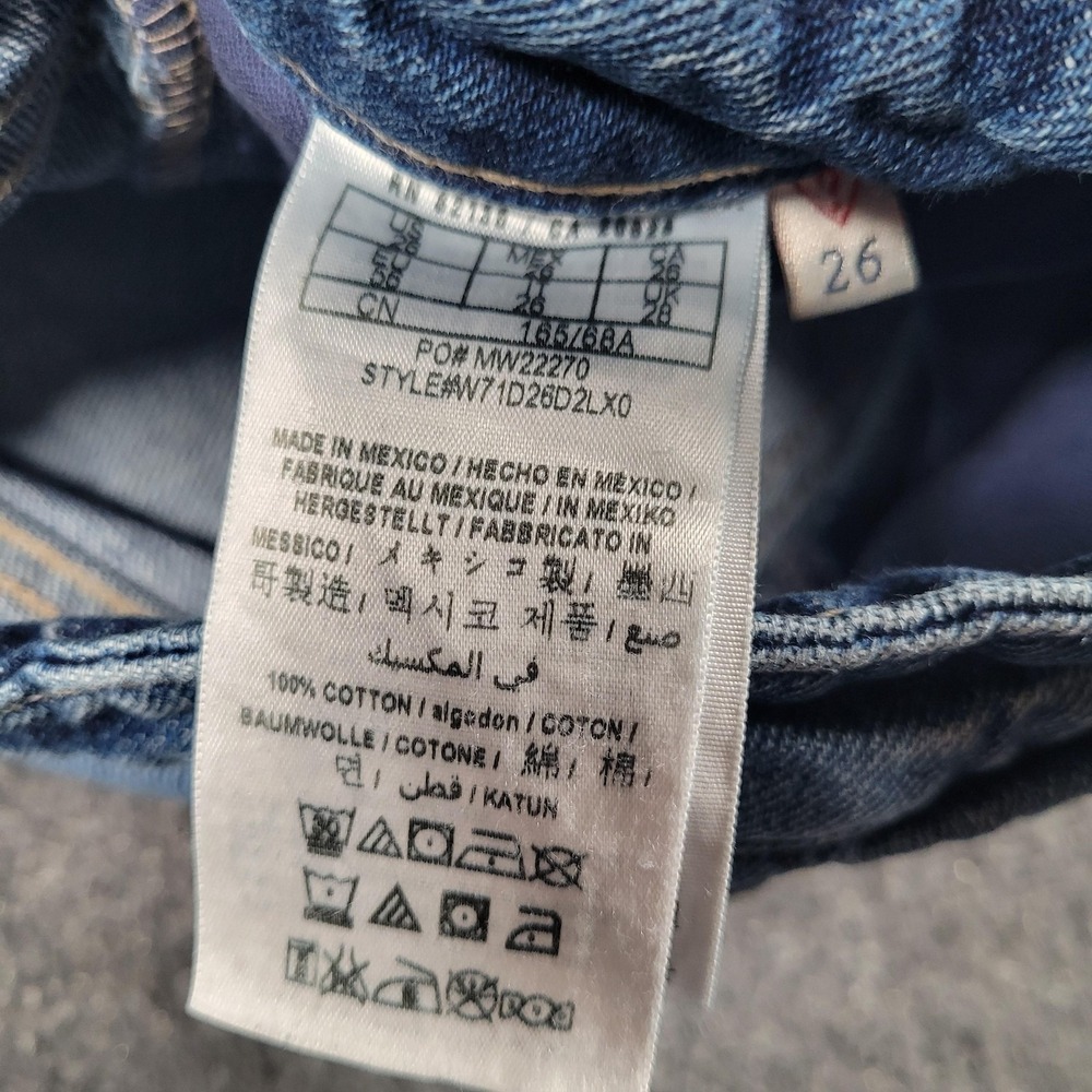 Guess Medium Blue High-Rise Denim Shorts - Picture 9 of 9